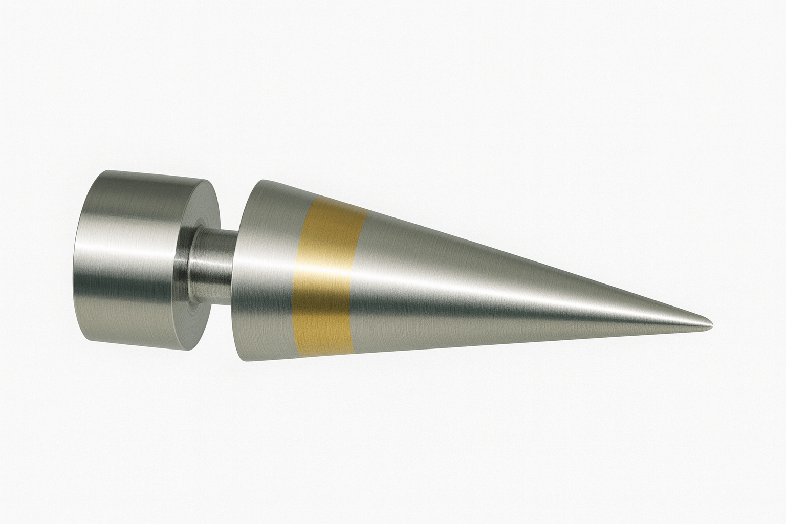 Endstück Bicolor Messing Edelstahl für 20mm Gardinenstangen Ro Endstück Bicolor Messing Edelstahl für 20mm Gardinenstangen Ro