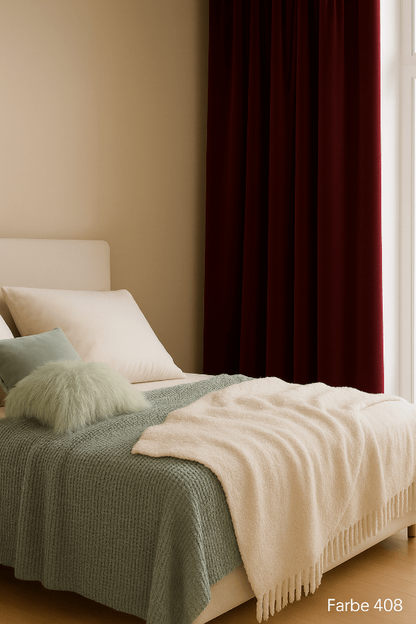 Eleganter Dekoschal Samt/ Velour bis 2,70m Hoch mit Gardinenband Eleganter Dekoschal Samt/ Velour bis 2,70m Hoch mit Gardinenband