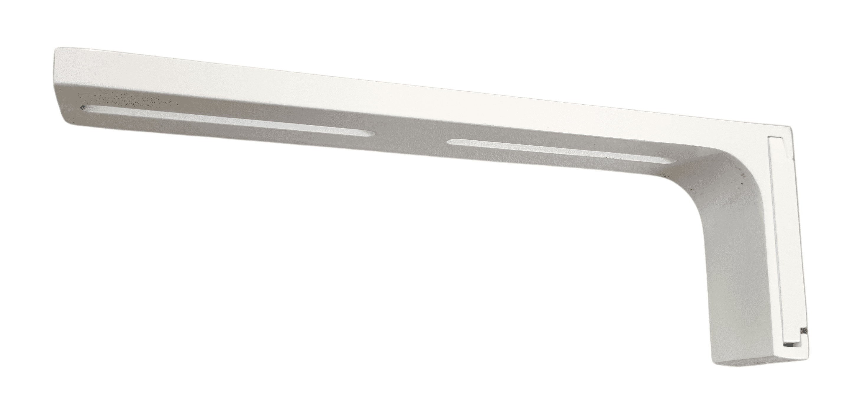 Wandträger weiß für Gardinenschienen 18 cm 