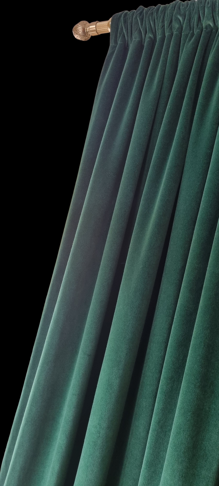 Samtvorhang flammenhemmend B1 nach Maß 