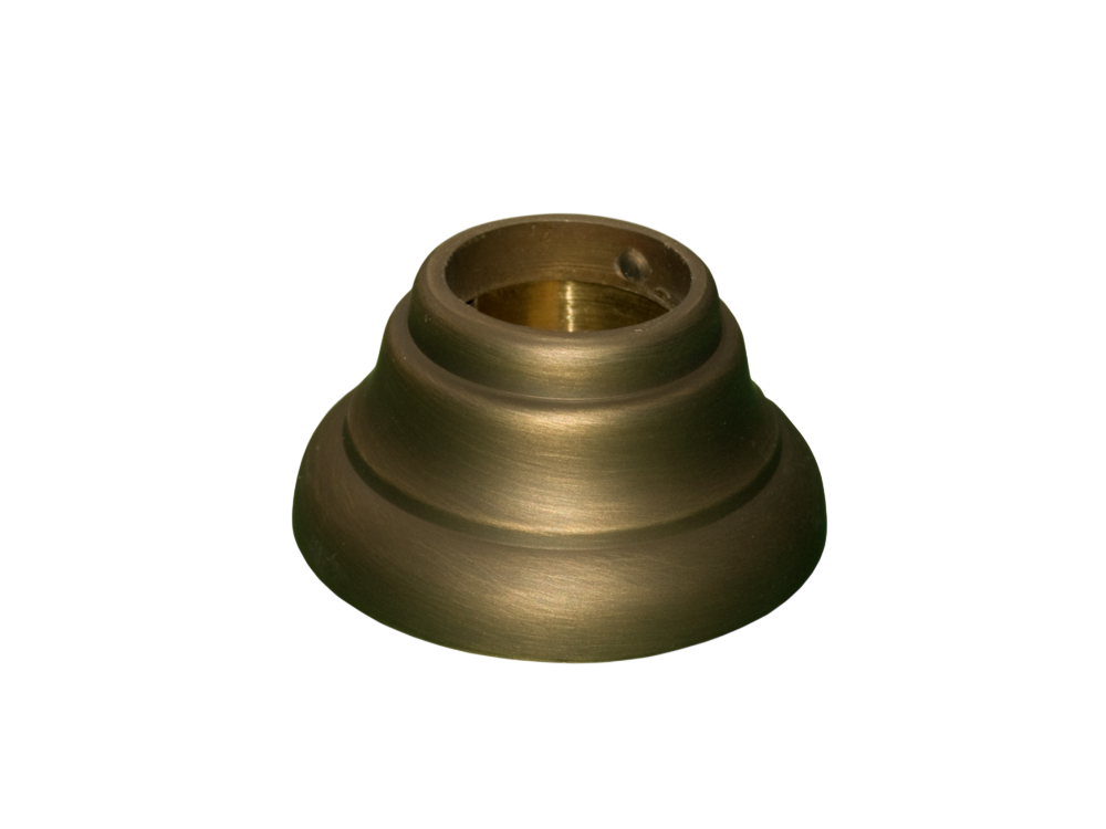 Wandlager Messing bronziert für 28mm Stangen