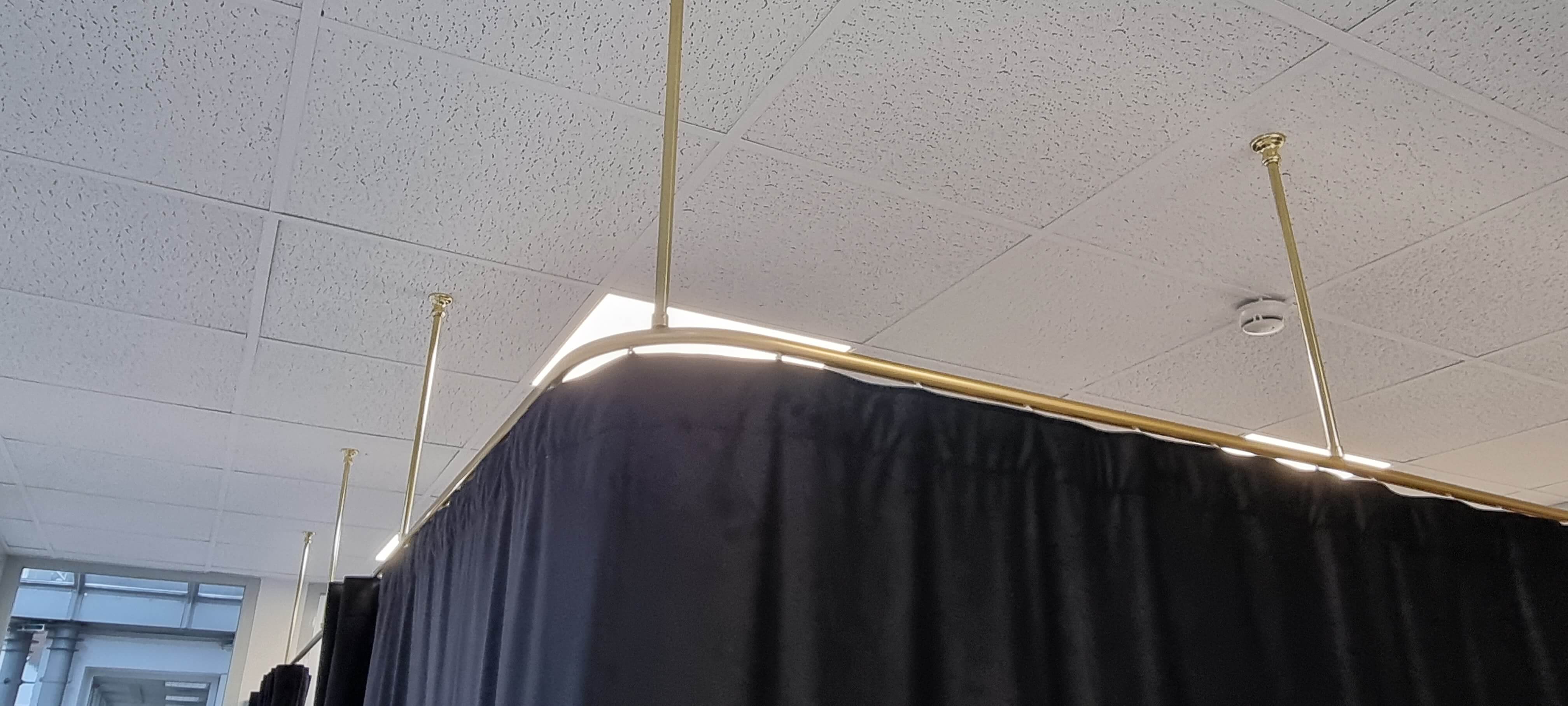 Vorhangstange Windfang Sichtschutz