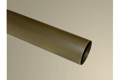 Gardinenstange Messing brüniert 40 mm Ø Pinienzapfen