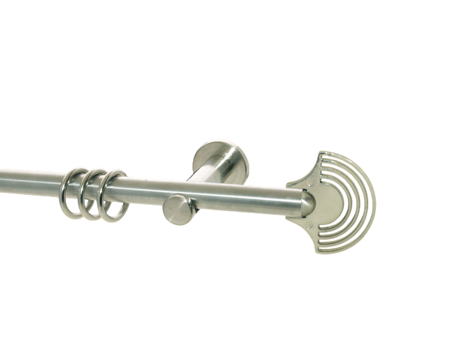 Gardinenstange Nickel geb. 16 mm Epsilon Gardinenstange Nickel geb. 16 mm Epsilon