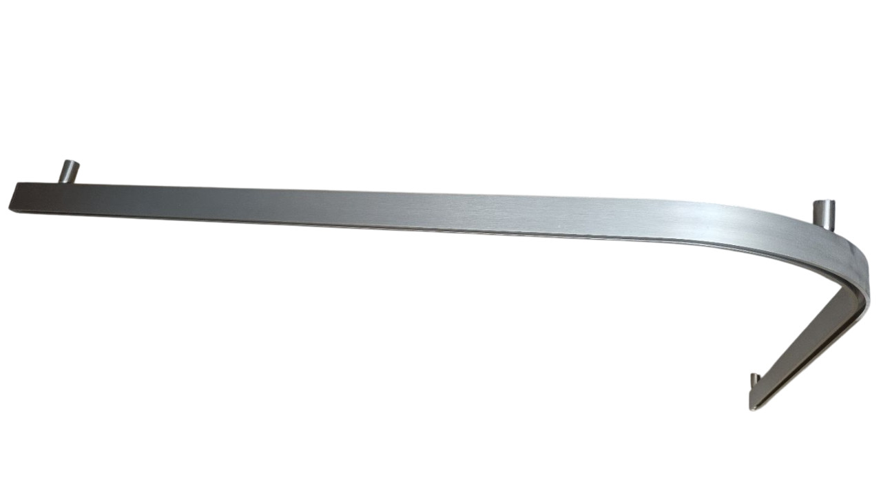 L-Form Duschvorhangstange barrierefrei