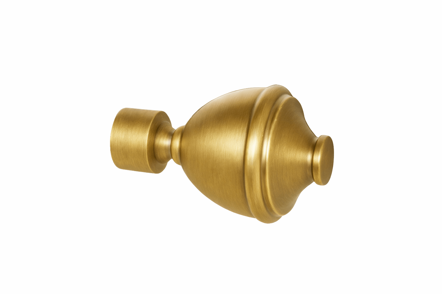 Endstück Messing bronziert Modell Igor II für Rohr mit 30mm Ø