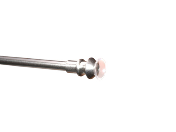 Klemmstange Messing massiv nickel matt mit Druckfeder 7mm Klemmstange Messing massiv nickel matt mit Druckfeder 7mm