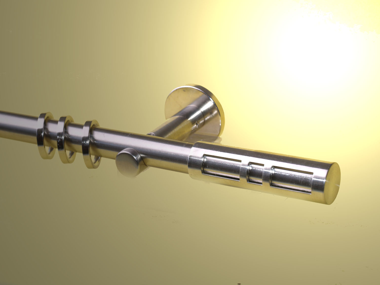 162_0 Vorhangstangestange Nickel geb 20 mm Amadeo