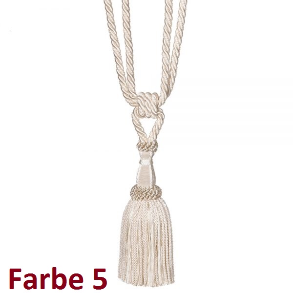 746_1 Vorhang Raffhalter mit einer großen Quaste Gildon
