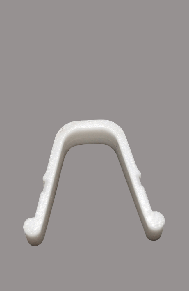 Feststeller für Kunststoffschienen