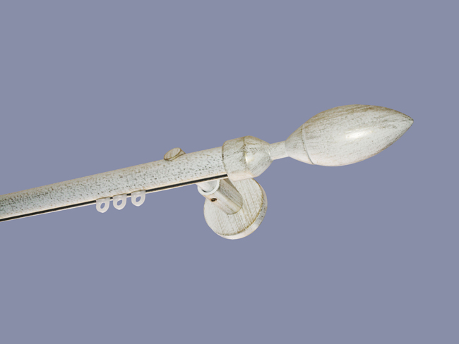 Gardinenstange Eisen 20 mm Modell Priscilla 16cm Träger