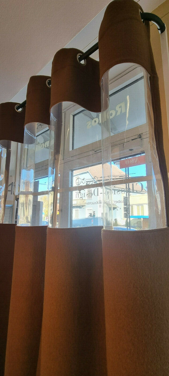 Gastro Vorhang Kälteschutzvorhang Sichtfenster extra schwer