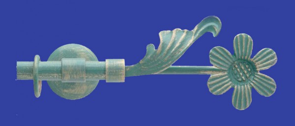 Gardinenstange Eisen 20 mm Modell Fleuri