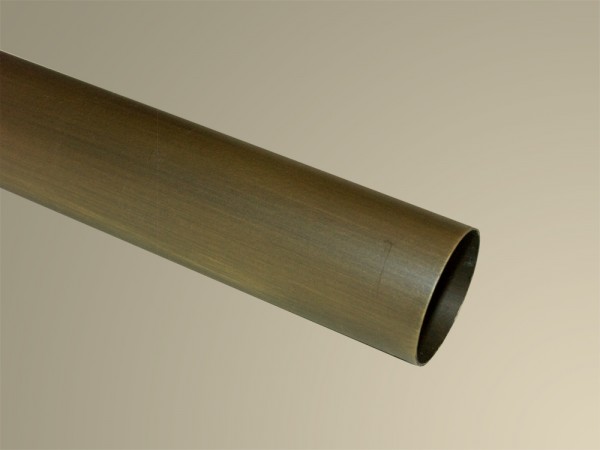 Gardinenstangen Rohr Messing bronziert glatt 40mm