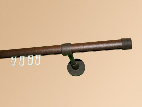 Gardinenstange Schmiedeeisen Rost Innenlaufsystem 20mm Alvaro 1-