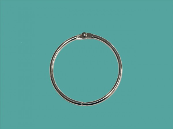 Ringe mit Verschluss Metall vernickelt 50x3,2 mm
