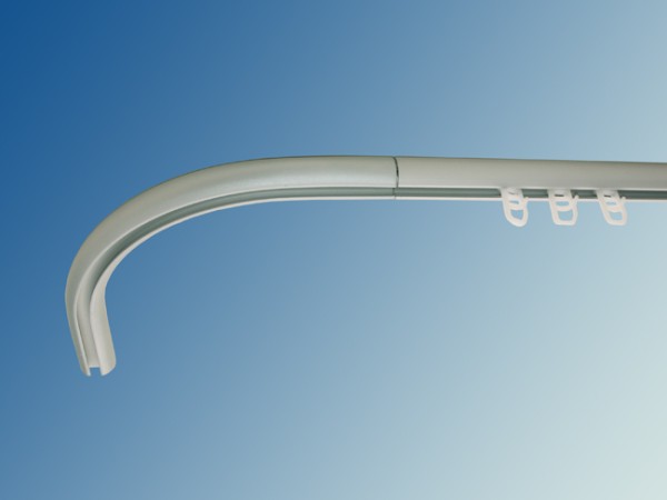 U-förmige Erkerfenster-Gardinenstange – Verstellbar 150–467 Cm, Matt Schwarz Für Wohnzimmer & Schlafzimmer